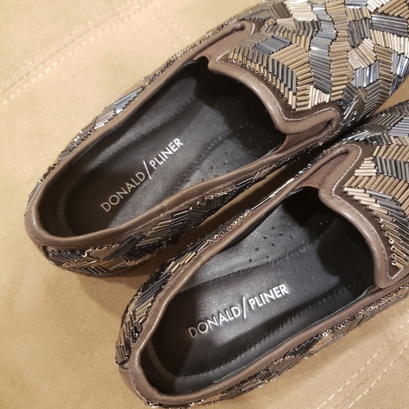 Donald J. Pliner Mickey Beaded Loafers - Sz 7.5 US - Picture 9 of 11